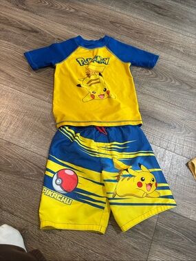Pokémon Pikachu Yellow & Blue Swim Set
